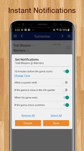 Captura 4: Baloncesto NBA en Vivo