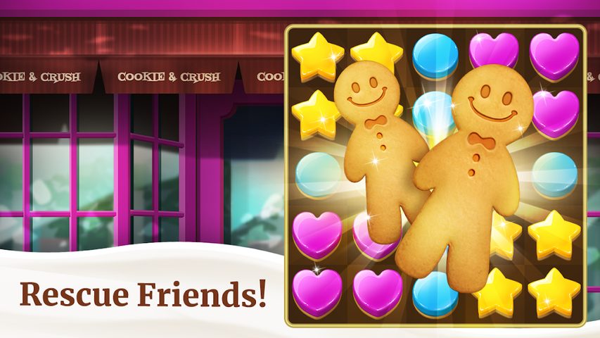 Captura 3: Clásico juego de emparejamiento de galletas