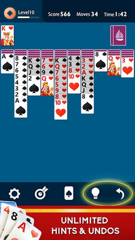 Captura 2: Spider Solitaire Plus