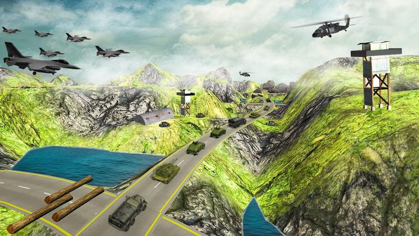Screenshot 2: US Army Truck Simulator Games