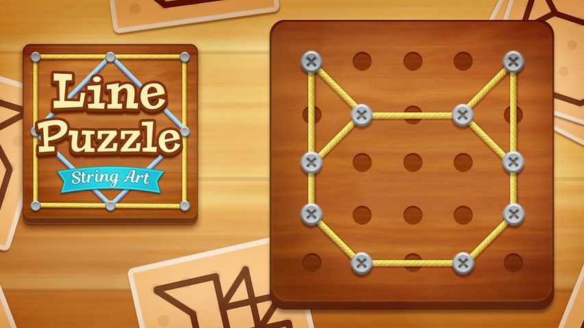 Screenshot 2: Line Puzzle: String Art