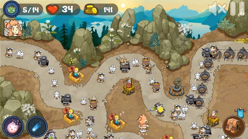 Screenshot 5: Tower Defense Realm King Hero