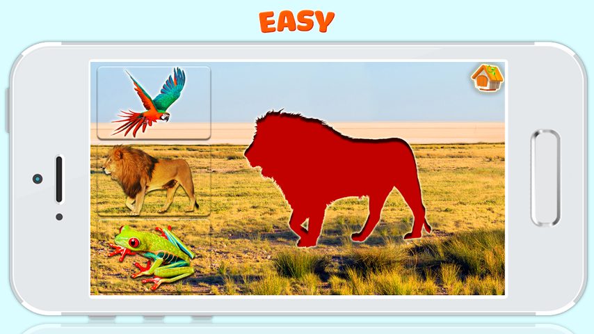Screenshot 5: Animals jigsaw puzzle games for baby toddler kids