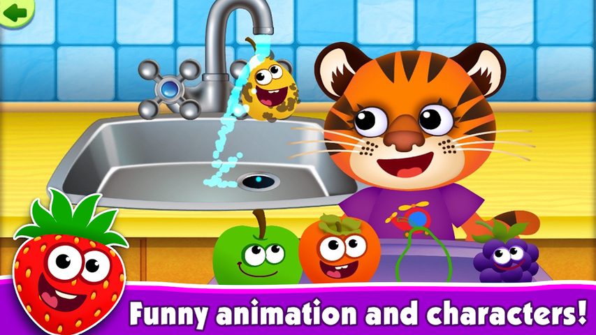 Captura 2: Funny Food: Juegos educativos para niños pequeños