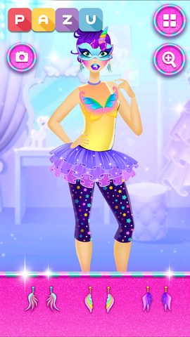 Screenshot 4: Makeup girls unicorn dress up