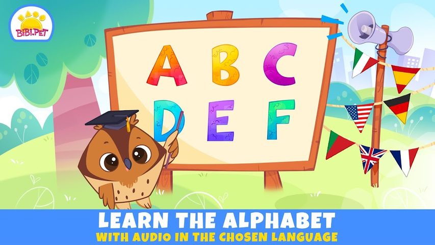 Captura 1: Aprender el alfabeto para niños