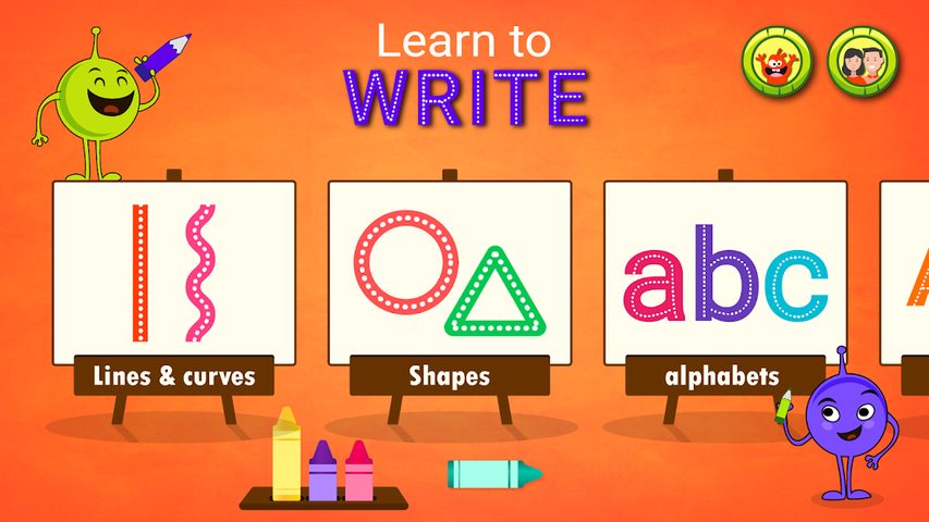 Captura 17: Aprender a escribir y trazar letras y números