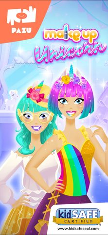 Screenshot 1: Makeup girls unicorn dress up 4+
