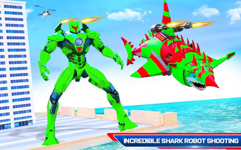 Screenshot 14: Robot Shark Attack: Transform Robot Shark Games