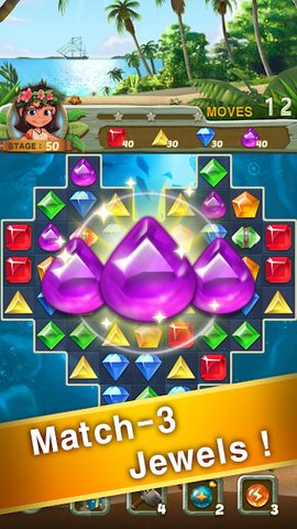 Screenshot 1: Paradise Jewel: Match 3 Puzzle
