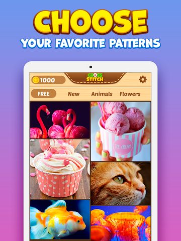 Screenshot 7: Cross Stitch Coloring Blitz