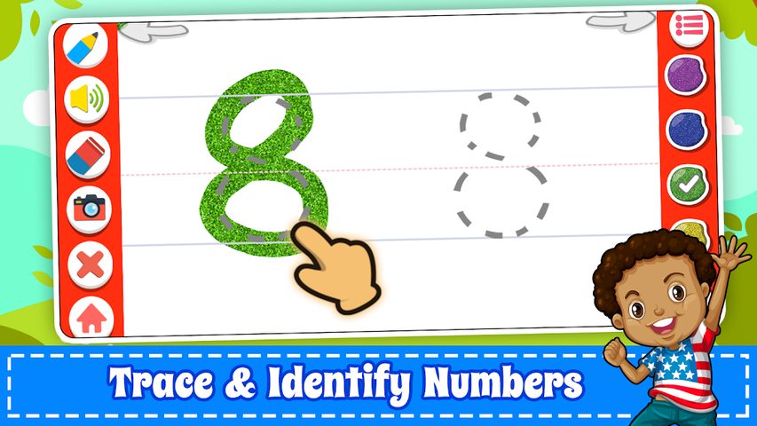 Captura 4: Aprende los Números 123 Kids - Contar y Trazar