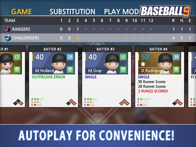 Captura 18: Juego de Béisbol