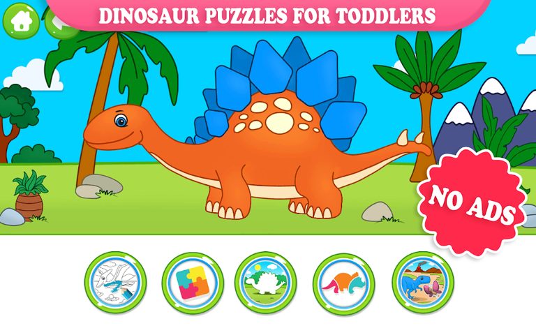 Captura 9: Divertidos Rompecabezas de Dinosaurios para Niños