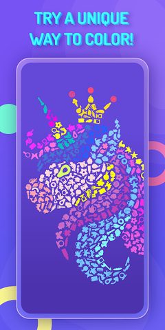 Captura 1: Juego de coloración antiestrés