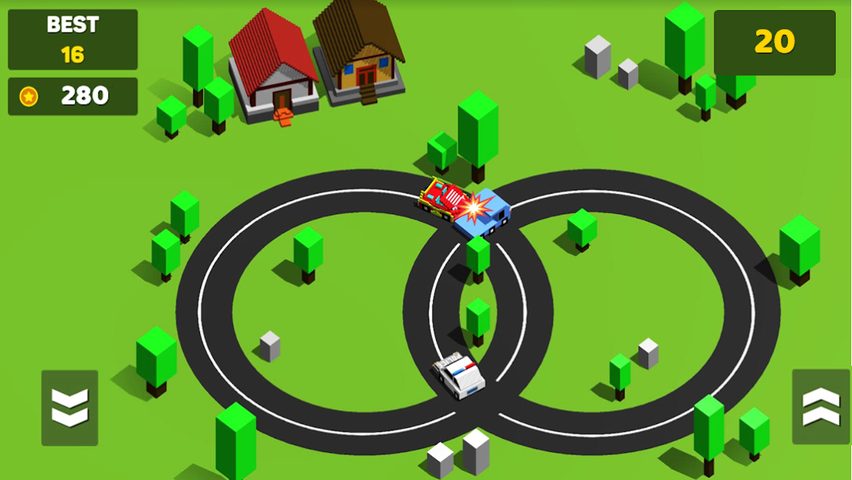 Screenshot 4: Circle Crash - Blocky Race