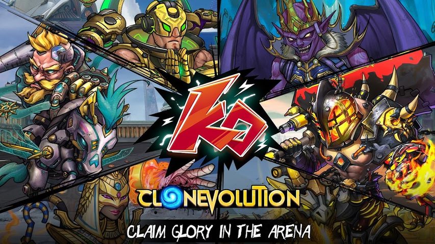 Screenshot 1: Clone Evolution: Cyber War RPG