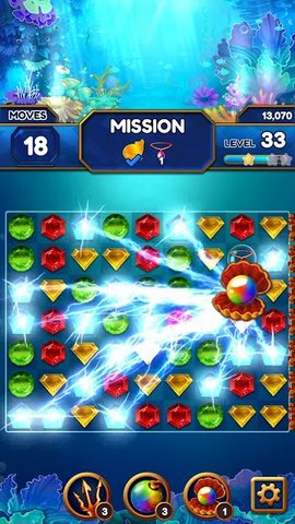 Screenshot 1: Under the Deep Sea: Match 3