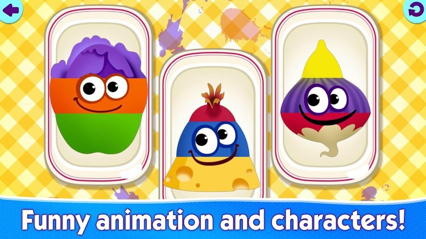 Screenshot 3: Funny Food! Educational games for kids 3 years old