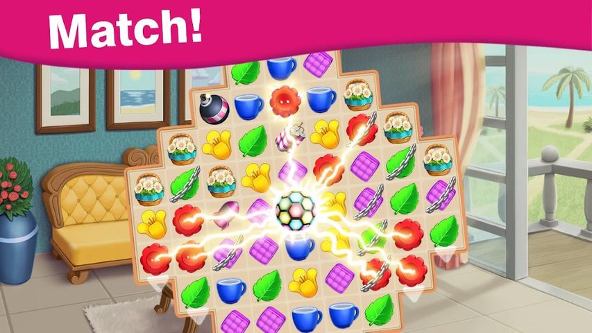 Screenshot 15: Home Cafe : Mansion Design - Match Blast