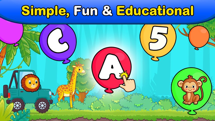 Скриншот 21: Бесплатная обучающая игра 'Лопни шарик' для детей
