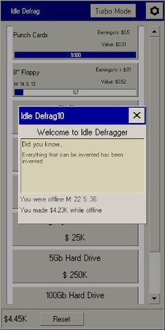 Captura 3: Idle Defrag