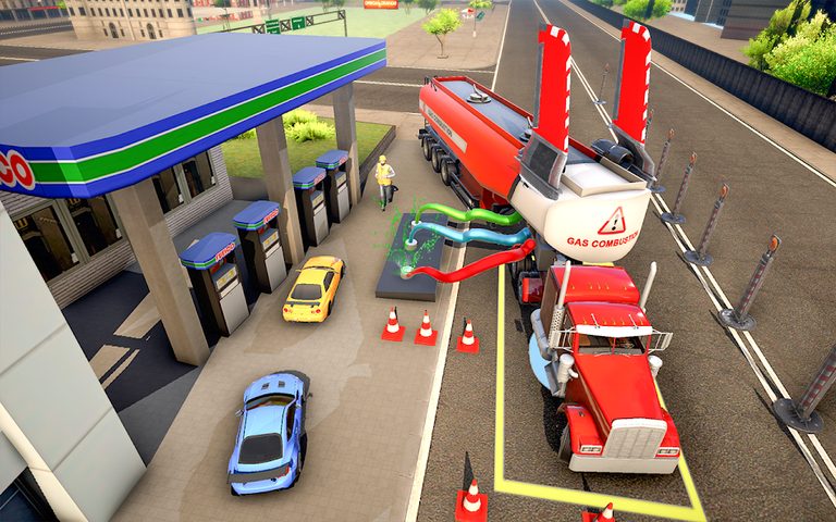 Screenshot 24: Flying Oil Tanker Truck Games
