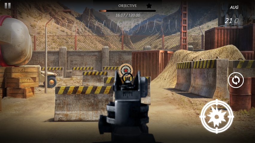 Screenshot 1: Canyon Shooting 2