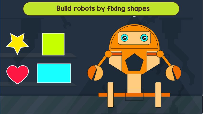 Screenshot 2: Colors & Shapes Game - Fun Learning Games for Kids