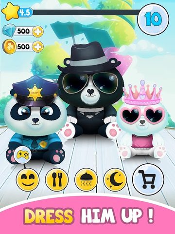 Screenshot 9: Pu cute panda bears pet game