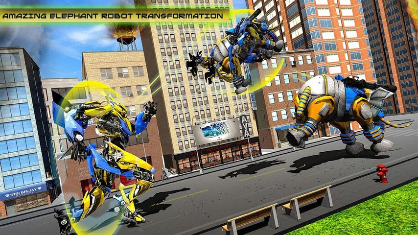 Screenshot 13: Elephant Vs Lion Robot Game