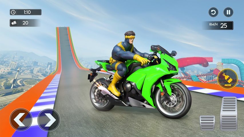 Screenshot 8: Superhero Bike Stunt 3D Games