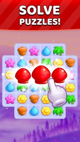 Captura 1: Relajante Match Tres: Juego de rompecabezas Zen
