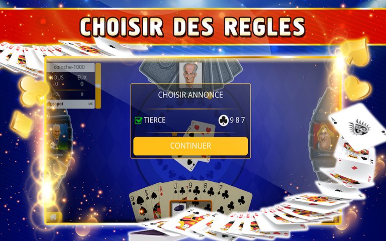 Captura 8: Coinche Offline - Single Player Card Game