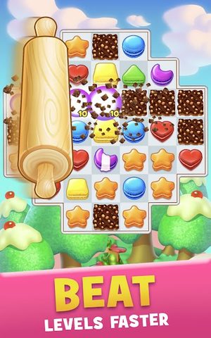 Captura 5: Aventura de puzzles dulces «Tres en raya»