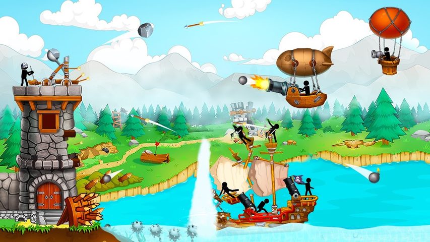 Screenshot 9: The Catapult: Stickman Pirates
