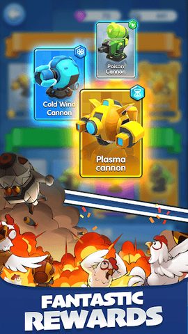 Screenshot 3: Rooster Defense