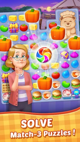 Screenshot 1: Cooking & Puzzle