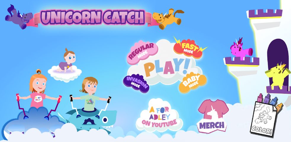Screenshot 1: Unicorn Catch