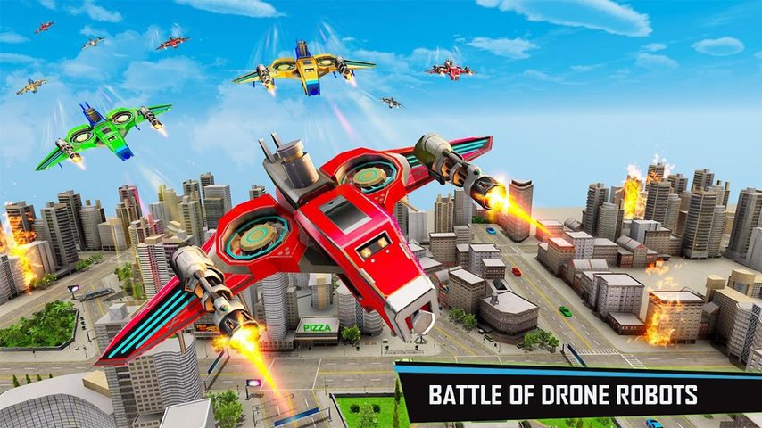 Captura 4: Batalla de Drones, Robots y Coches