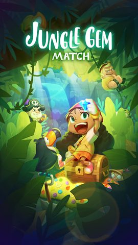 Screenshot 1: JungleGem Match : PvP Match3