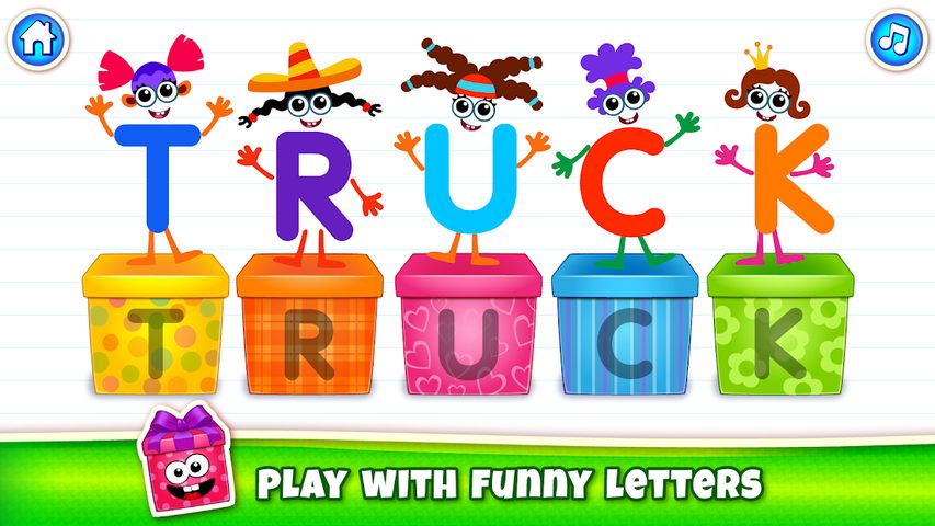 Screenshot 2: Bini ABC Kids Alphabet Games!