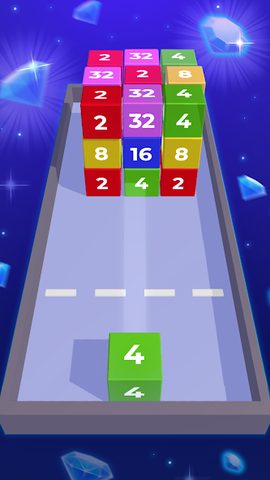 Скриншот 23: Chain Cube 2048: 3D Слияние