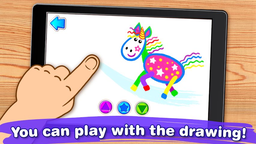 Screenshot 4: Bini Drawing for Kids! Learning Games for Toddlers
