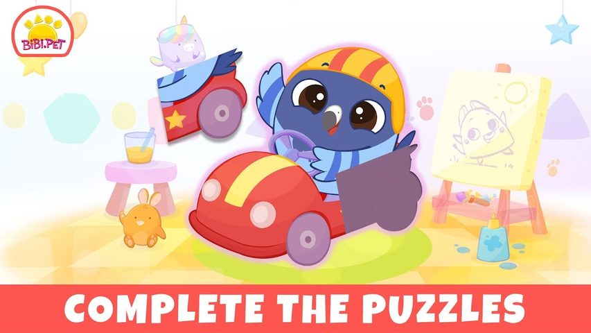 Captura 1: Puzzles y Colores para Niños