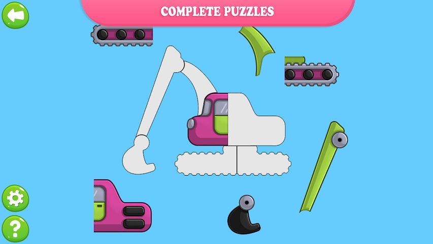 Captura 8: Puzzles de Vehículos para Niños