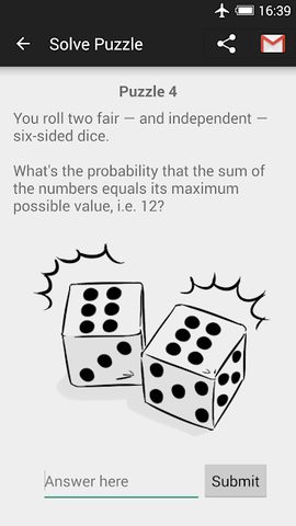 Captura 14: Reto de Rompecabezas de Probabilidad