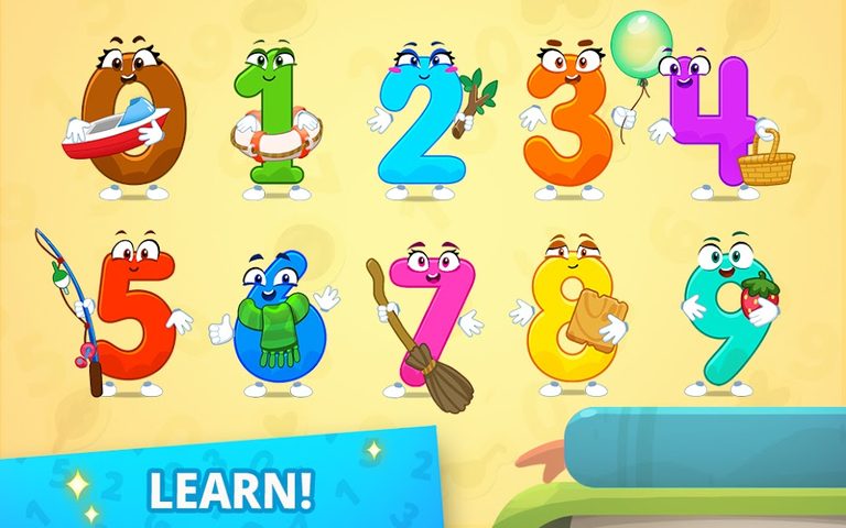 Captura 1: Numbers for kids - learn to count 123 games!