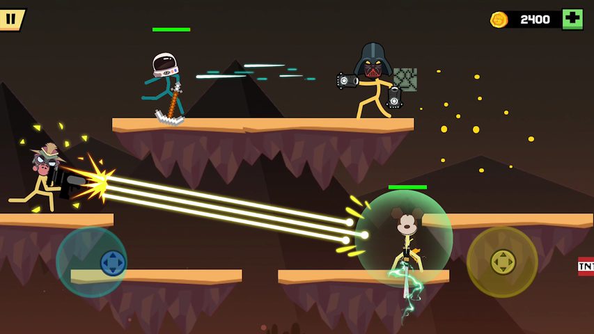 Captura 2: Stickman: Batalla de Guerreros de las Sombras