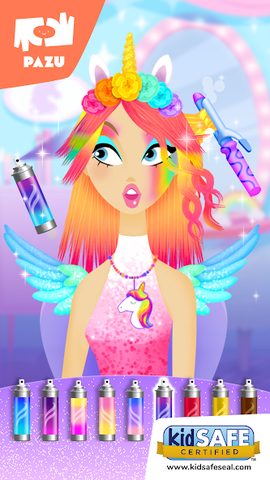 Captura 13: Salón de belleza mágico de unicornios